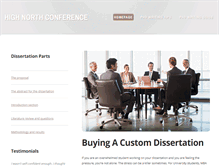 Tablet Screenshot of highnorthconference.com